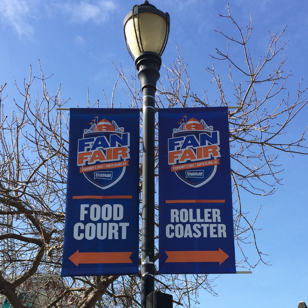 Fan Fair Pole Signs