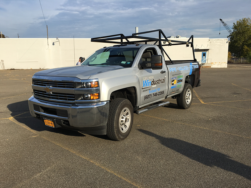 Triple Cities Windustrial Truck Wrap.